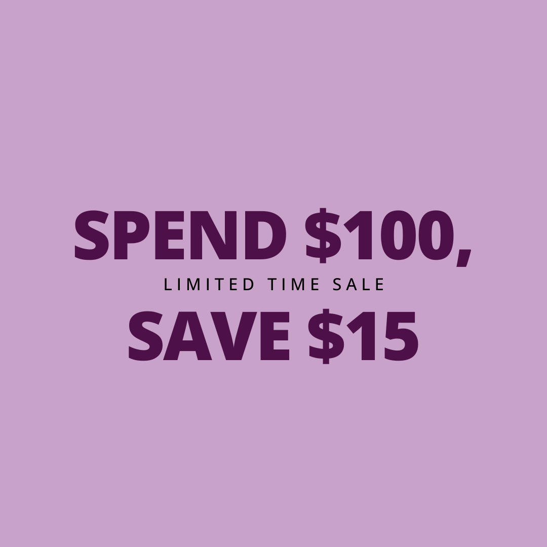 Spend $100, Save $15