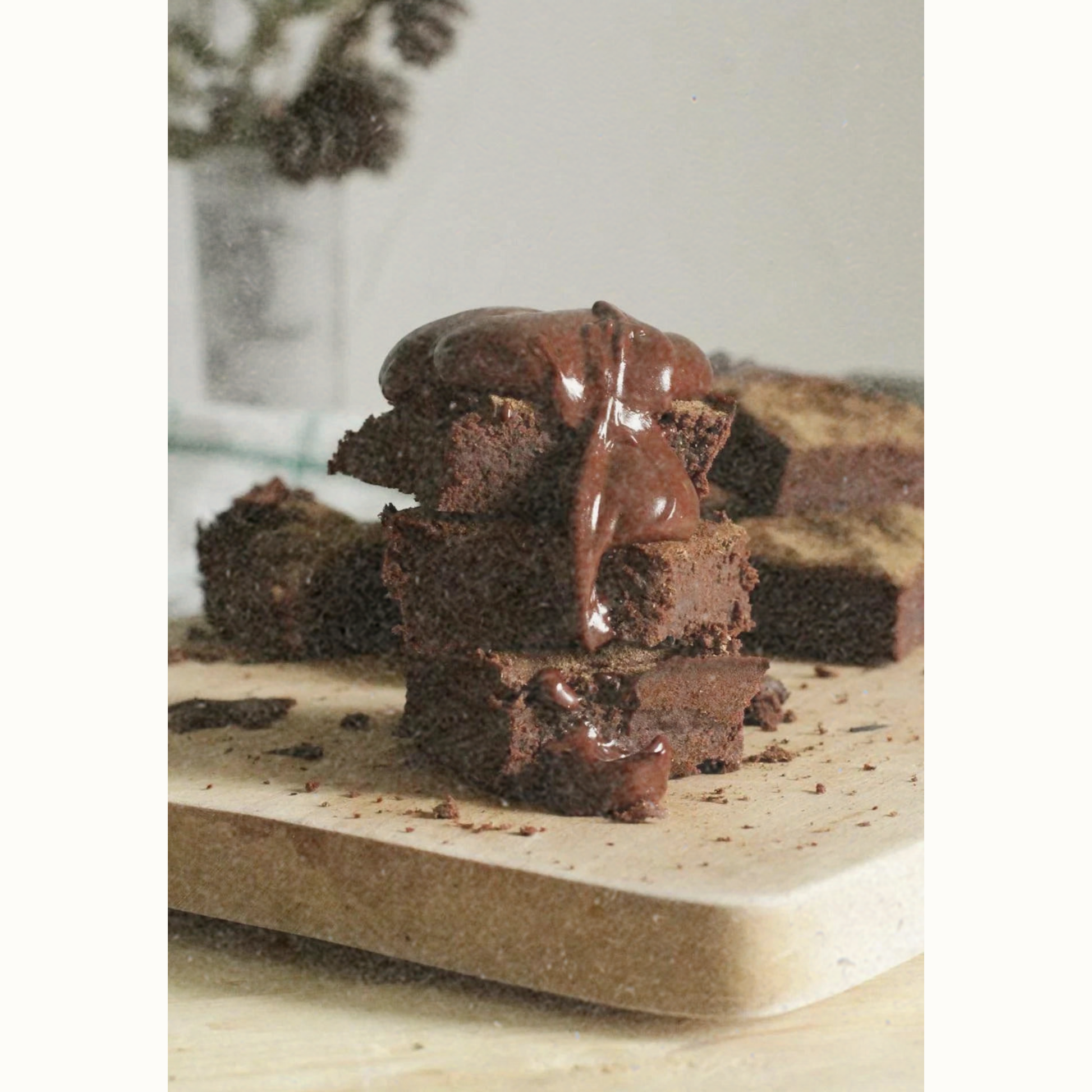 Fudgy Regular Brownies - Milk and Bloom