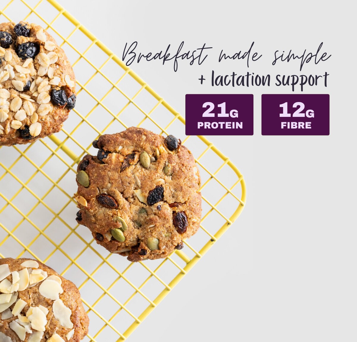 6 Pack - Roasted Almond Breakfast Lactation Cookies